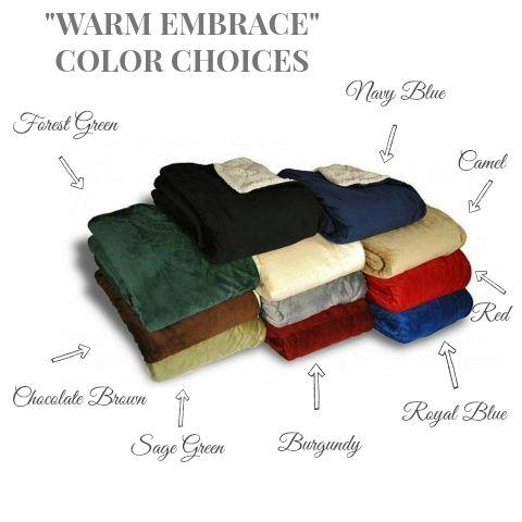 Warm Embrace Cozy Wrap {Customize Saying}